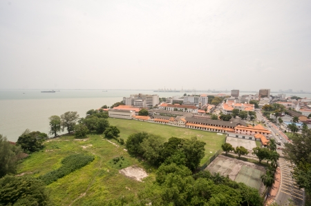 Penang Cityscape View in Mallaysiaのeditorial素材