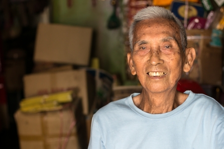 Man in Penang City in Malaysiaのeditorial素材