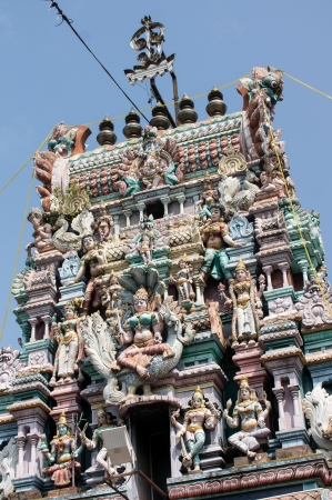 Authentic Indian Temple in Gergetown, Penangの写真素材