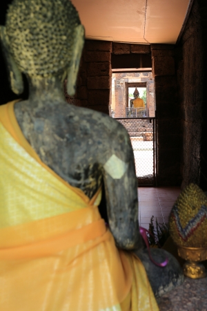 Kamphaeng Laeng Temple in Phetchaburi, Thailandの写真素材