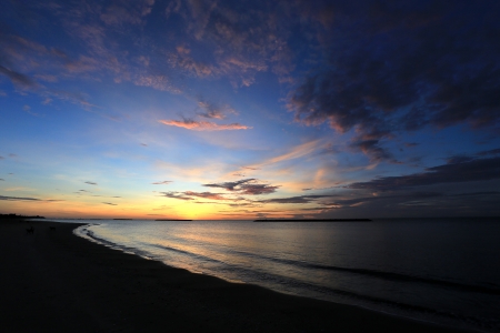sunrise in Phetchaburi - cultural town in Thailandの写真素材