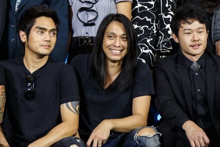 BANGKOK - FEBRUARY 19 2014: MTV Exit Press Conference held in Central World Plaza Bangkok with high profile bands along with US and Australian Ambassador's for upcoming charity concert in Udon Thai, Thailandのeditorial素材