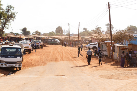 ZAMBIA - OCTOBER 14 2013: Local people go about day to day life in Zambia, Africaのeditorial素材