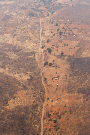 Livingstone Town, Zambia - Africaの写真素材