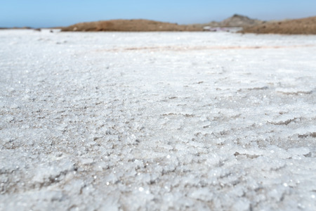 Walvis Bay Salt Works in Namibia, Africaの写真素材