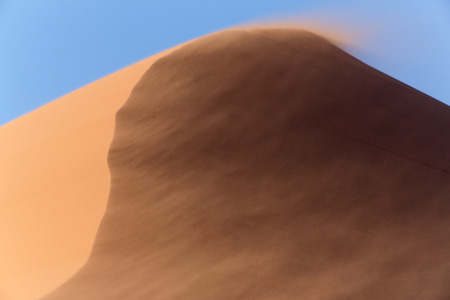 Sand Dune Landscape at Sossusvlei in the Namib Desert, Namibia, Africaの写真素材