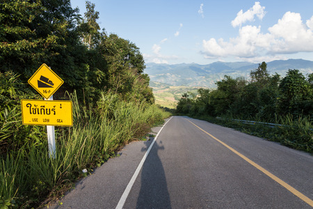 Scenic Landscape at Phu Chi Fa, North Thailandの写真素材