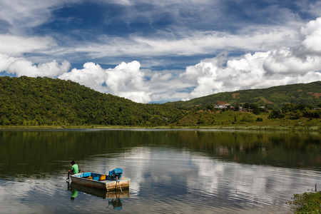 Scenic Rhi Lake in Chin State, Myanmar (Burma)のeditorial素材