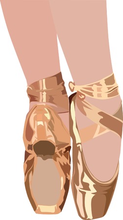 Ballet Slippersのイラスト素材