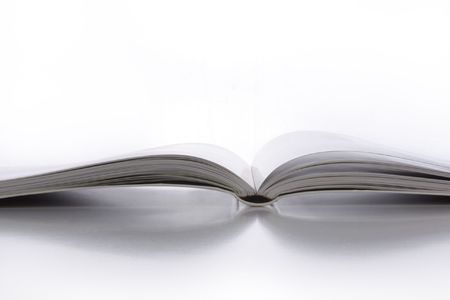 Close up of an open bookの写真素材