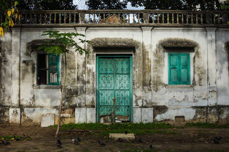 old building at Mahakan Fort Thailandの写真素材