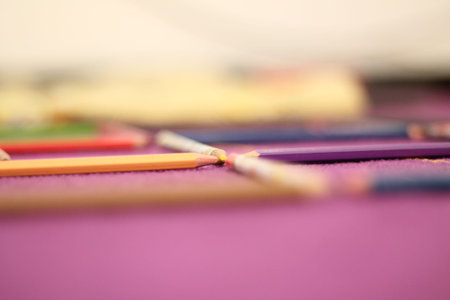 Blurred background pencil