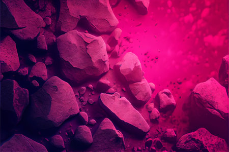 red pink magenta Stone texture background. Abstracted and textured beatiful backdrop. High quality Ai generated illustration.の素材