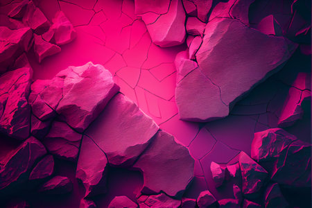 red pink magenta Stone texture background. Abstracted and textured beatiful backdrop. High quality Ai generated illustration.の素材