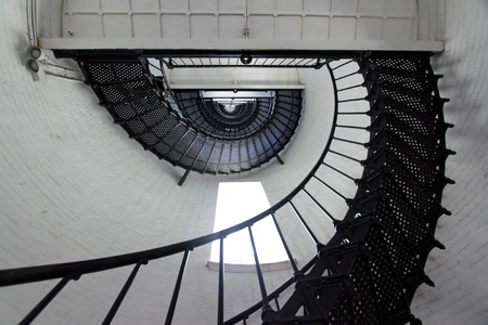 lighthouse stepsの写真素材