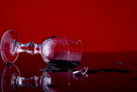 Broken Glassの写真素材