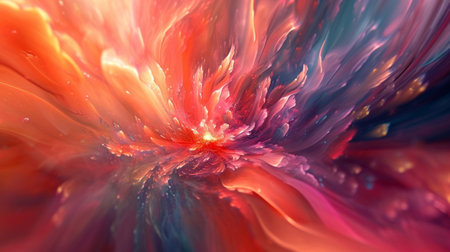 Abstract fractal. Fractal art background for creative design. Decoration for wallpaper, desktop, poster, cover booklet. Print for clothes, t-shirt. Creative illustration for designの素材
