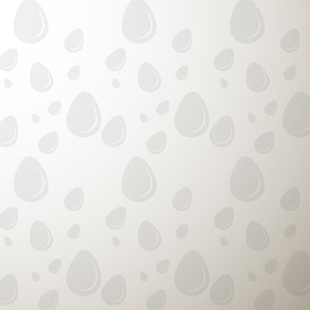 Gradient gray vector background with eggs pattern.のイラスト素材
