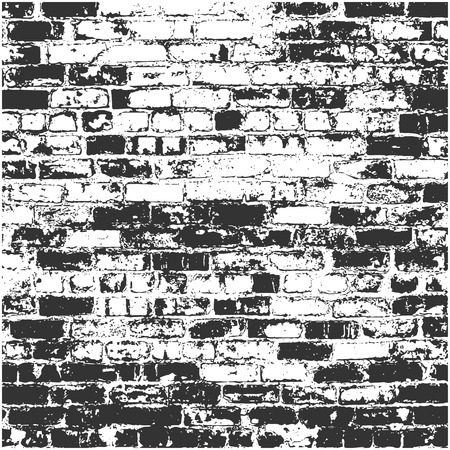 Vector texture brickwork in gray colors. Vector brick wall texture.のイラスト素材