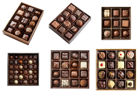 Assorted Chocolates in Gift Boxesの素材