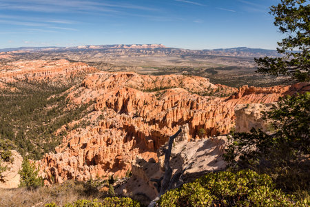 Famous Bryce Canyon from Inspiration Point, Utah, USAの写真素材