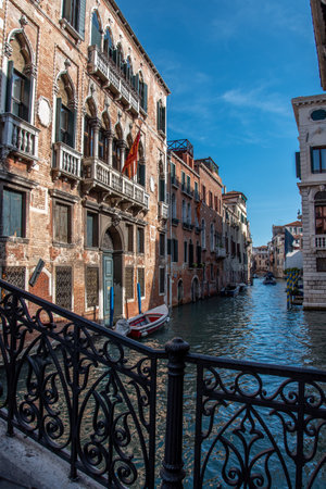 Old Palace in San Marco District, Venice, Italyの写真素材