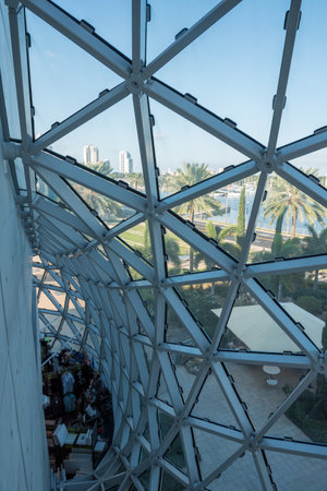ST. PETERSBURG, USA - SEPTEMBER 29, 2019: Inside of the iconic Salvador Dali museum in St. Petersburg in Florida, USAのeditorial素材