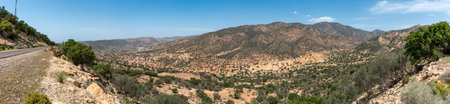 Great landscape near Paradise Valley in the Agadir region, Moroccoの写真素材