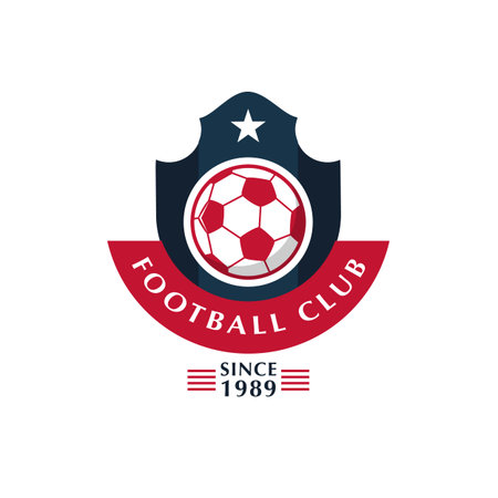 Soccer Football Badge, illustrationのイラスト素材