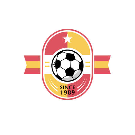 Soccer Football Badge, illustrationのイラスト素材