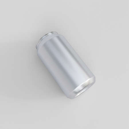 soda can mockup. Template for mock up your design. 3d illustrationの写真素材