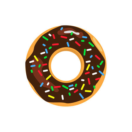 illustration vector graphic of donuts perfect for food and snackのイラスト素材