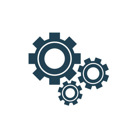 Illustration vector graphic of gear icon perfect for setting iconのイラスト素材