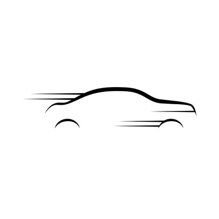 fast car iconのイラスト素材