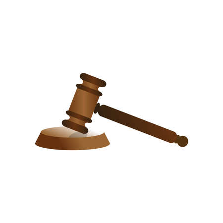 illustration vector graphic of wood law hammerのイラスト素材