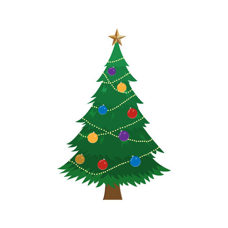 illustration vector graphic of christmas treeのイラスト素材