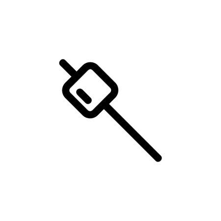 Marshmallow Icon Monoline Symbol Logo for Graphic Designのイラスト素材