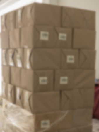 blur stock book Warehouseの写真素材