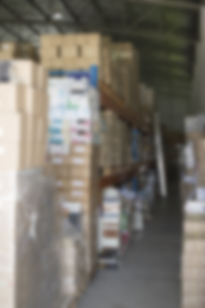Blurred Book Warehouseの写真素材