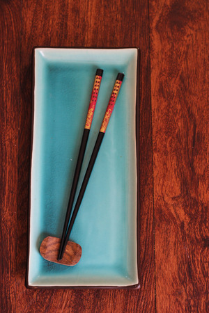 chopstick set.の写真素材