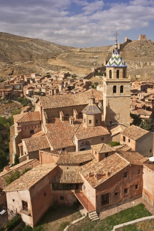 View of Albarracin, Spain.のeditorial素材