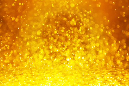 abstract Bokeh of gold spray.の写真素材