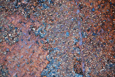 Rusty metal  Rusty and battered metal backgroundの写真素材