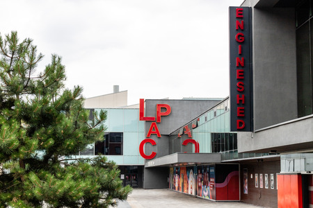 Lincoln, United Kingdom - 07/21/2018:  The LPAC and Engine Shed on the University of Lincoln Campusのeditorial素材