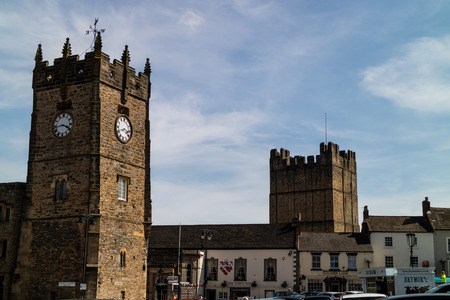 Richmond, United Kingdom - 07/25/2018: The Holy Trinity Church in Richmond, just outside of the Yorkshire Dales national park.のeditorial素材