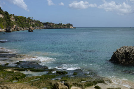 beautiful coastal scenery along the Bali coastline