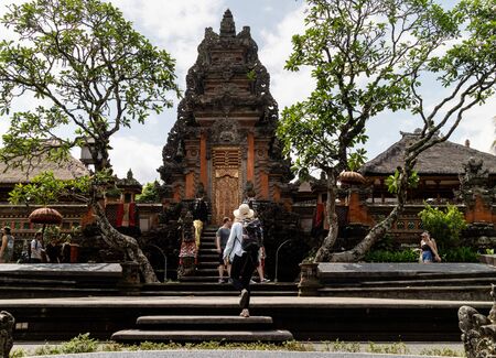 Ubud, Indonesia - 28 5 2019: Saraswati Temple in Ubud Indonesiaのeditorial素材