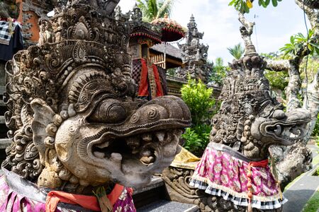 Ubud, Indonesia - 28 5 2019: Saraswati Temple in Ubud Indonesiaのeditorial素材