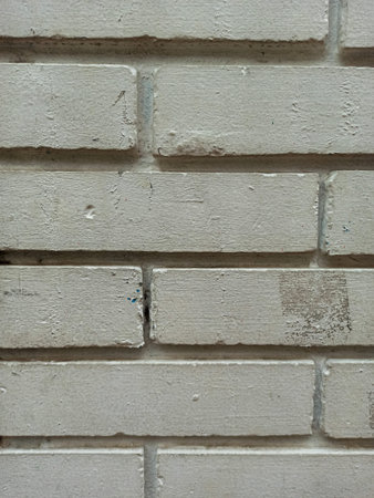 Old Brick Wall texture Background grey painted detail