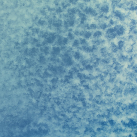 A bright irish  blue sky on a summers dayの写真素材